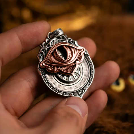 🔥LAST DAY 52% OFF👁️‍🗨️Handmade Tarot Vision Pendant: Connect to Cosmic Wisdom Anytime(✨Comes with instruction manual)