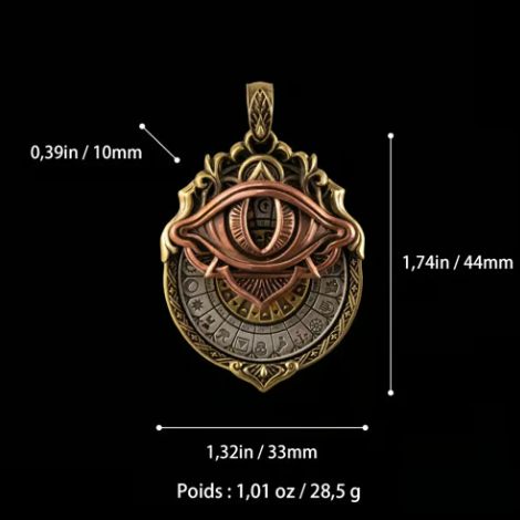 🔥LAST DAY 52% OFF👁️‍🗨️Handmade Tarot Vision Pendant: Connect to Cosmic Wisdom Anytime(✨Comes with instruction manual)