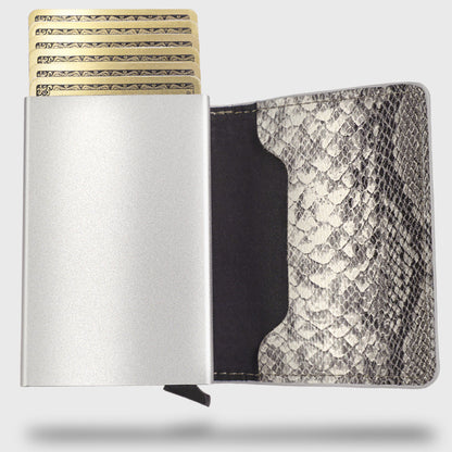 Slim Pop-Up RFID Aluminum Wallet