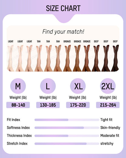Translucent Fleece Lined Tights