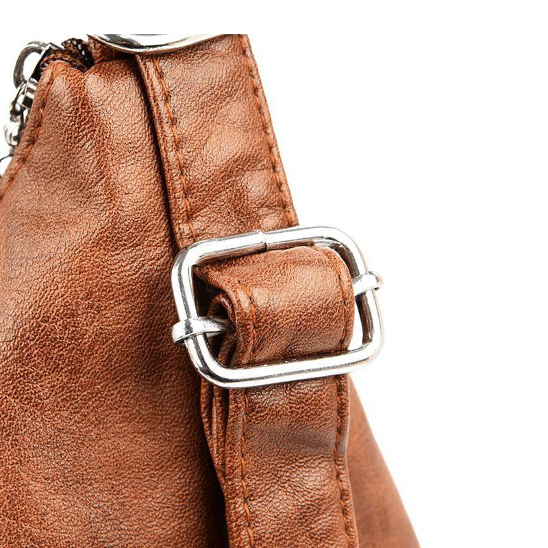 Women's Convertible Multi-Pocket Shoulder Bag - 3 Ways to Wear